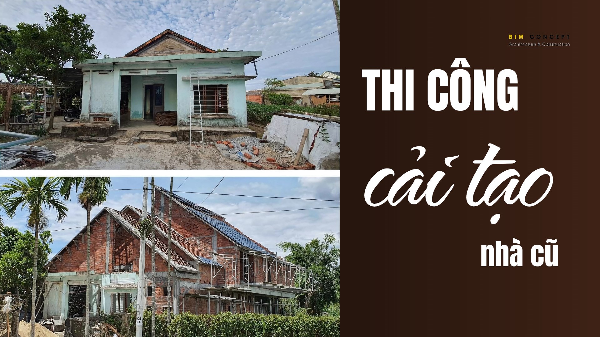 Thi công cải tạo nhà cũ