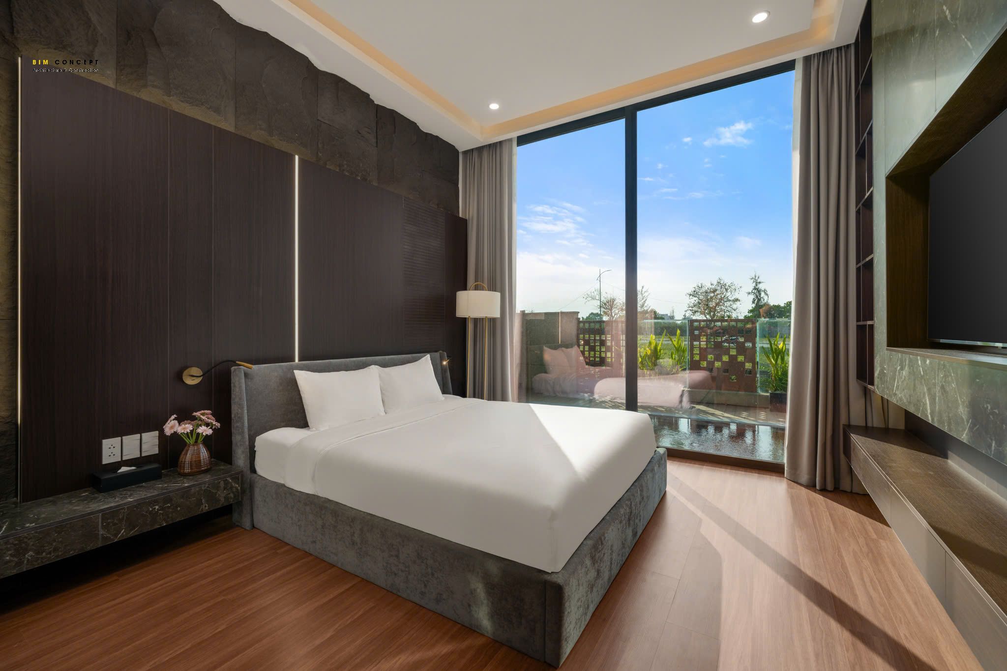 Giường ngủ sang trọng, êm ái và thoải mái