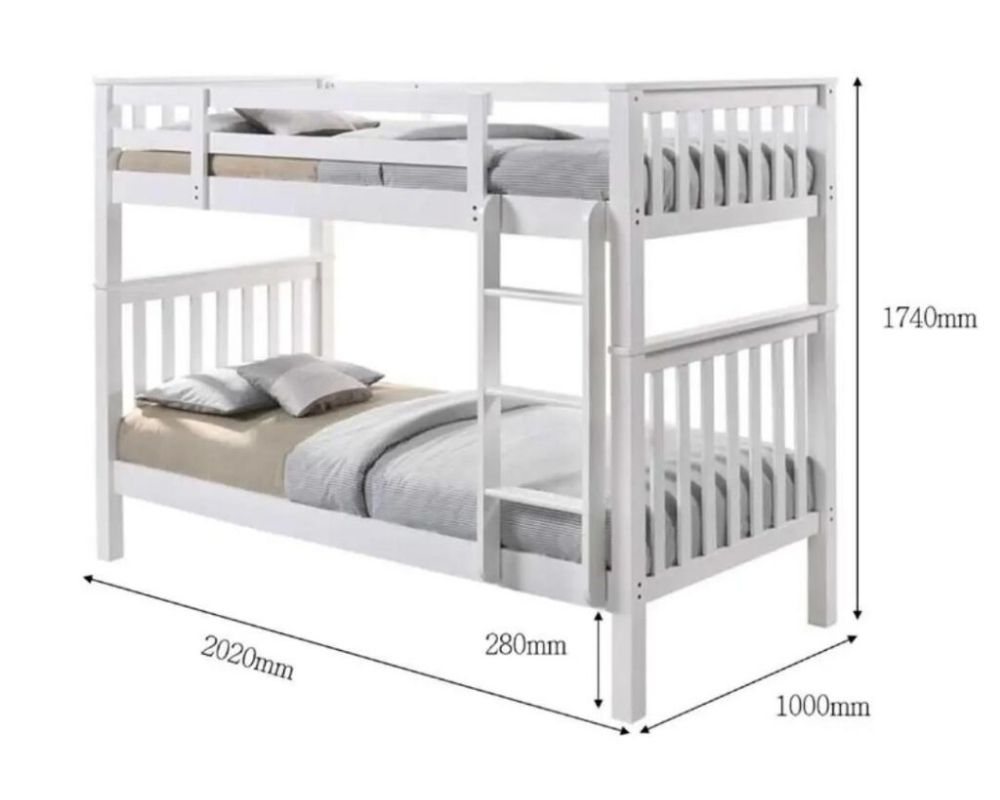 Kích thước giường tầng cho trẻ em
