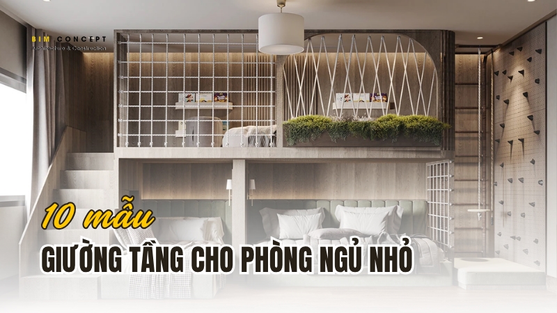 10 Mẫu giường tầng cho phòng ngủ nhỏ đẹp