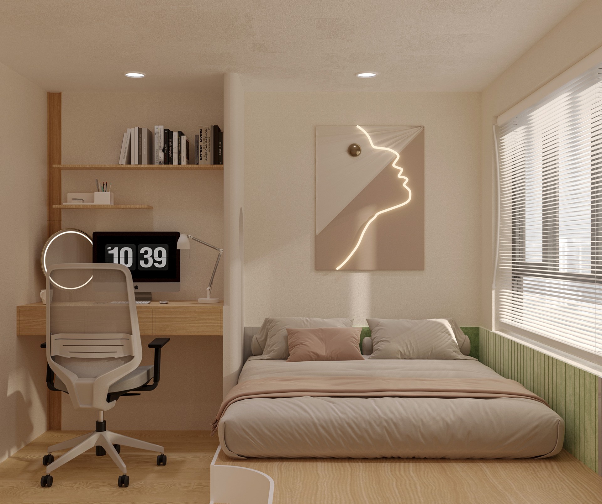 Decor phòng ngủ theo phong cách hiện đại