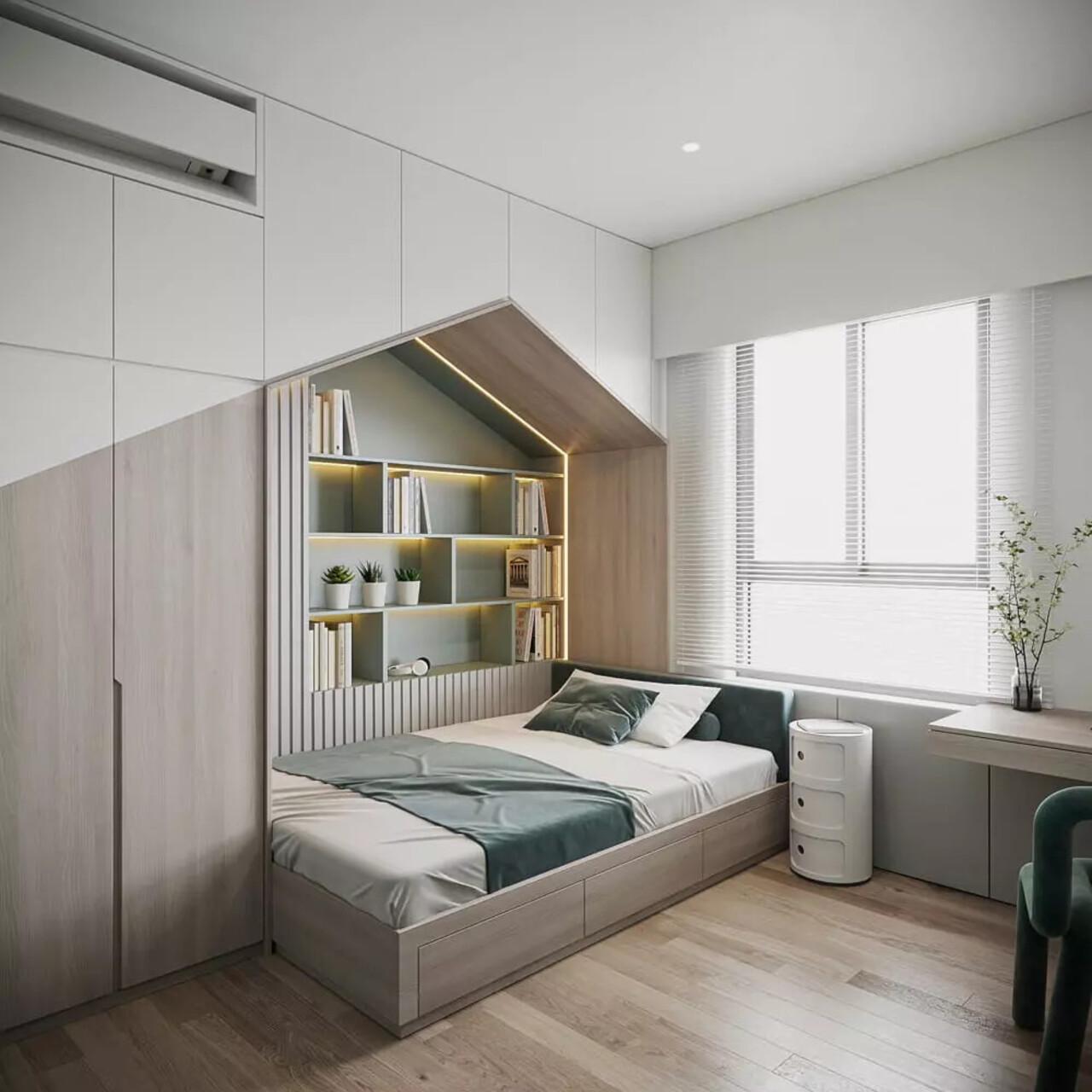 Gợi ý trang trí phòng ngủ 3m vuông tiện nghi và ấm cúng
