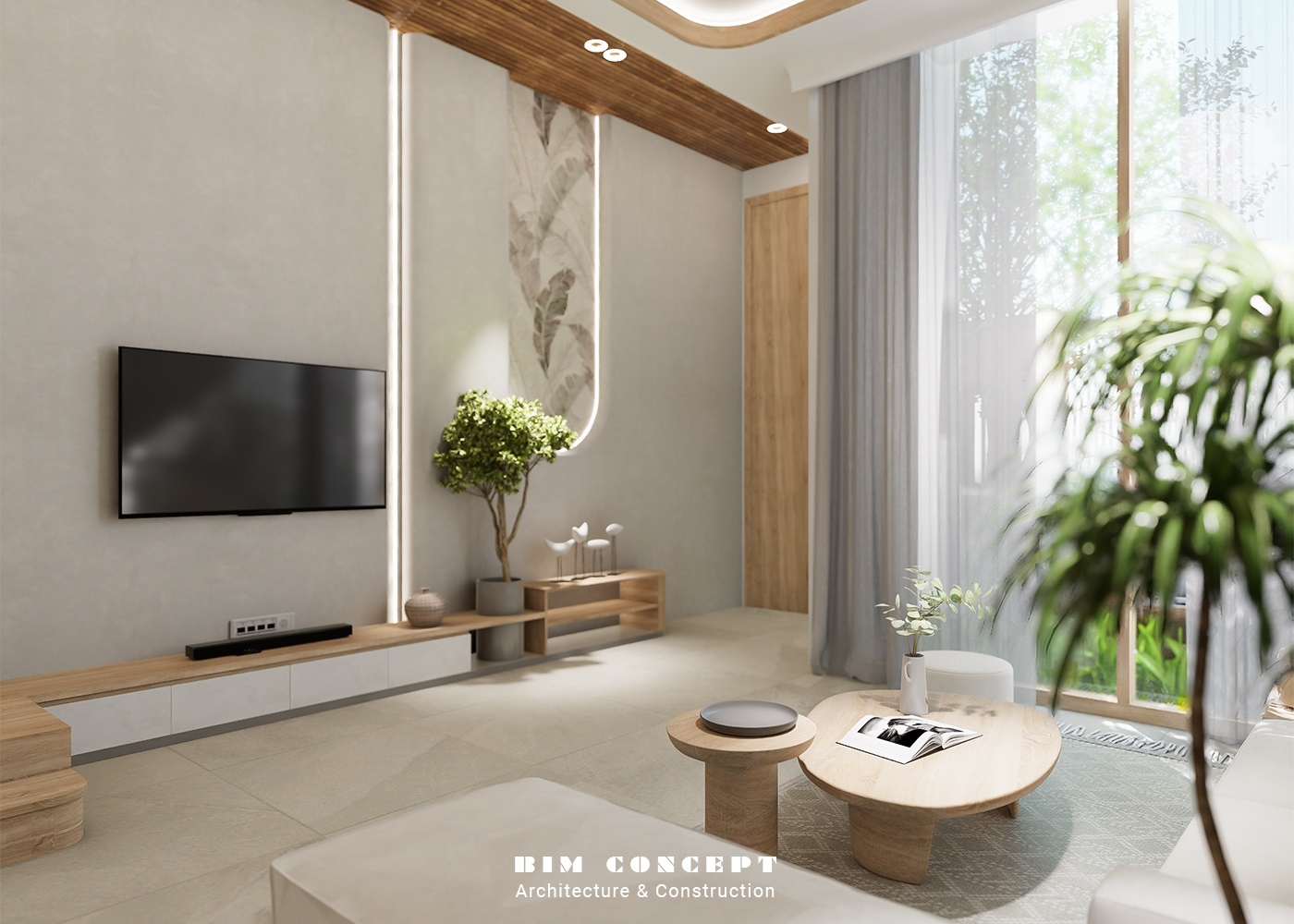 Kệ tivi treo giúp tối ưu hóa không gian
