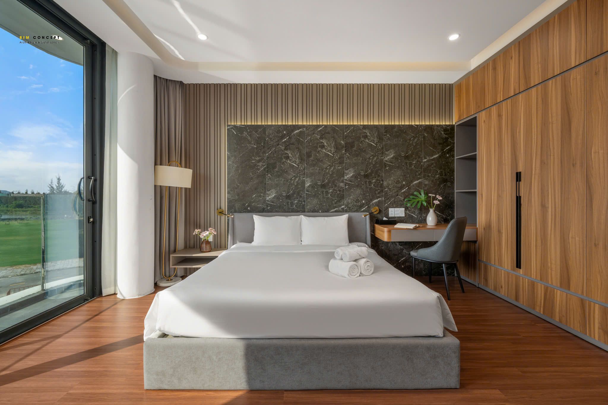 Không gian nghỉ ngơi yên tĩnh, riêng tư