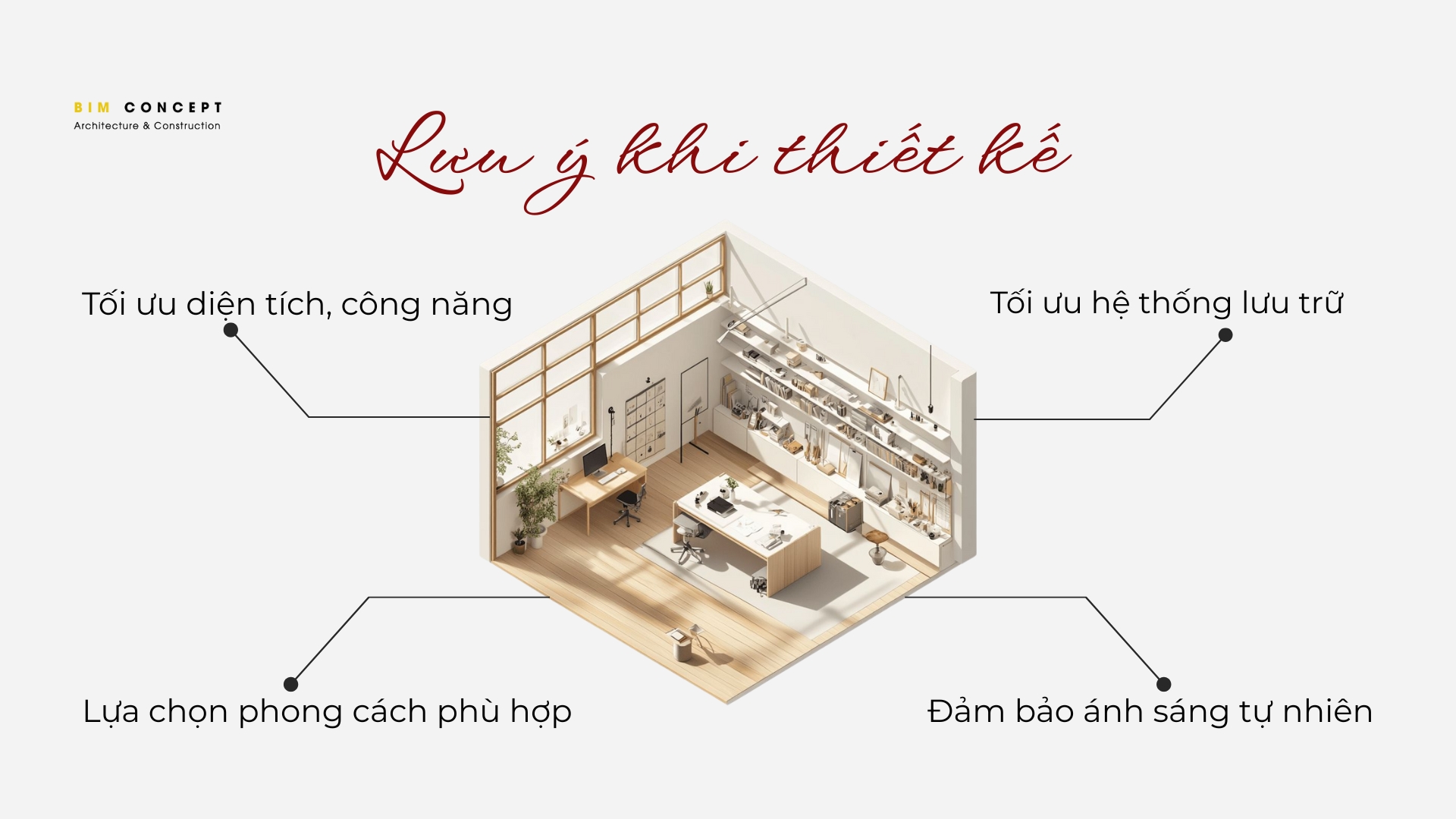 Lưu ý quan trọng trong thiết kế nội thất nhà phố