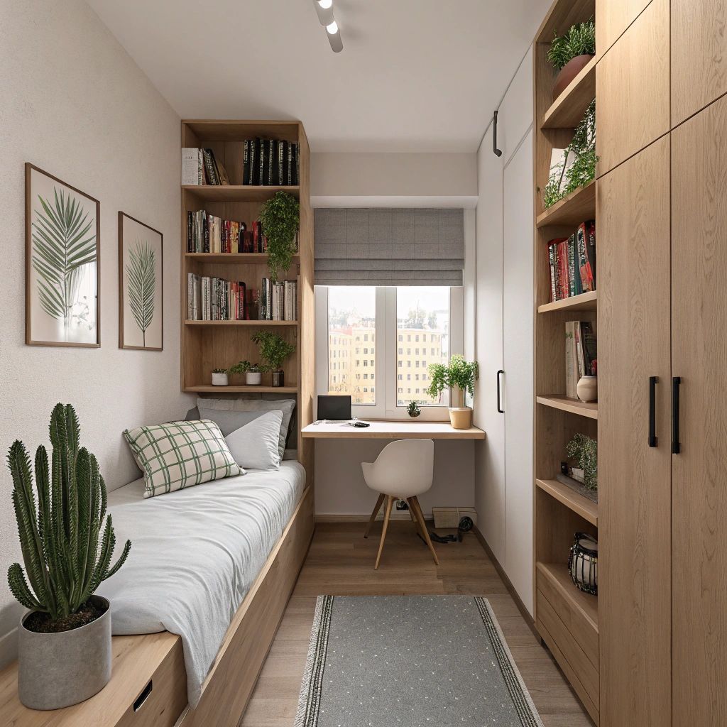 Cách sắp xếp phòng ngủ 4m2 gọn gàng khoa học