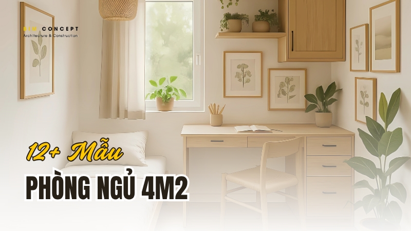 [Top 12+] Mẫu phòng ngủ 4m2 tiện nghi, đẹp ấn tượng
