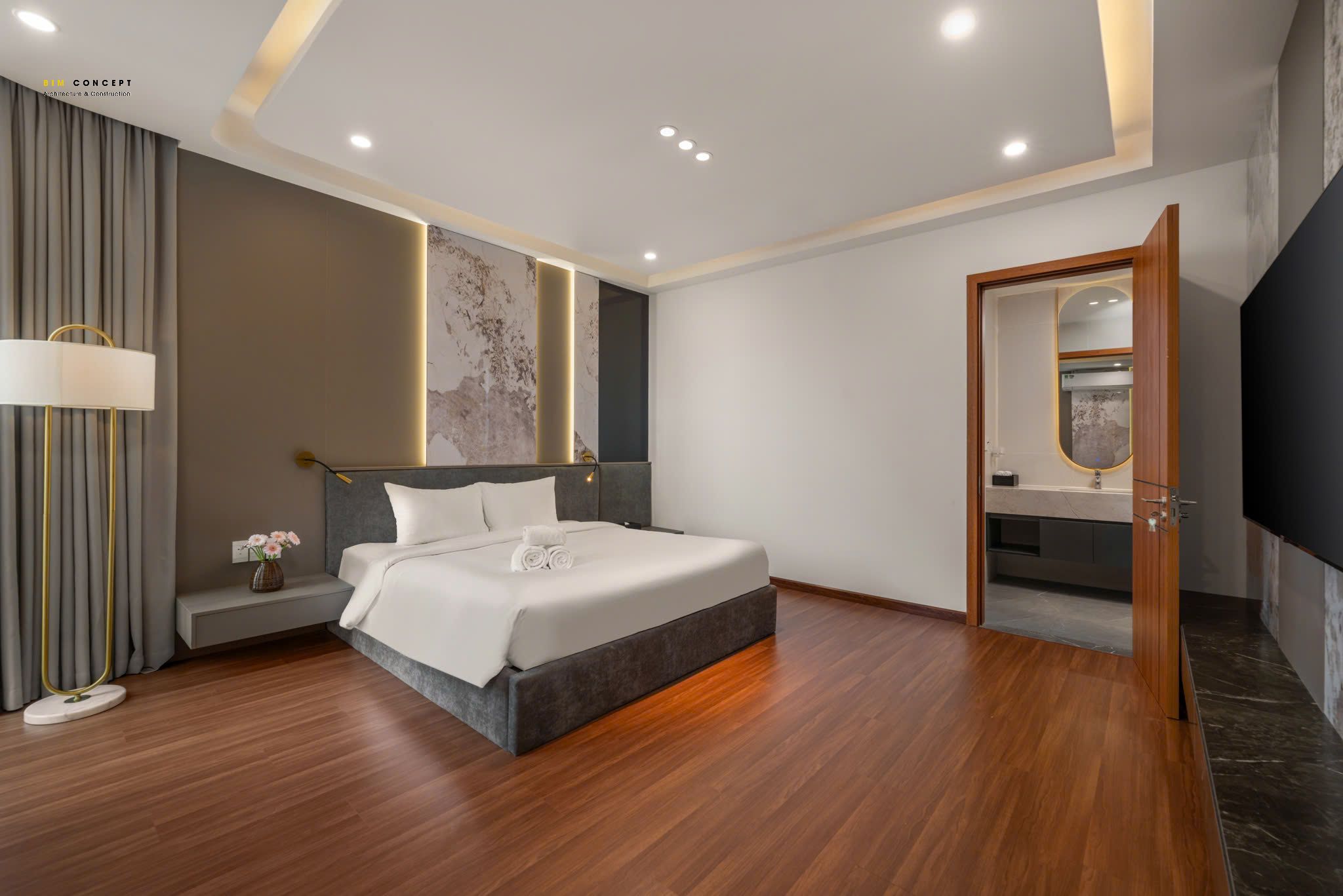 Phòng ngủ với ánh sáng tự nhiên dịu nhẹ