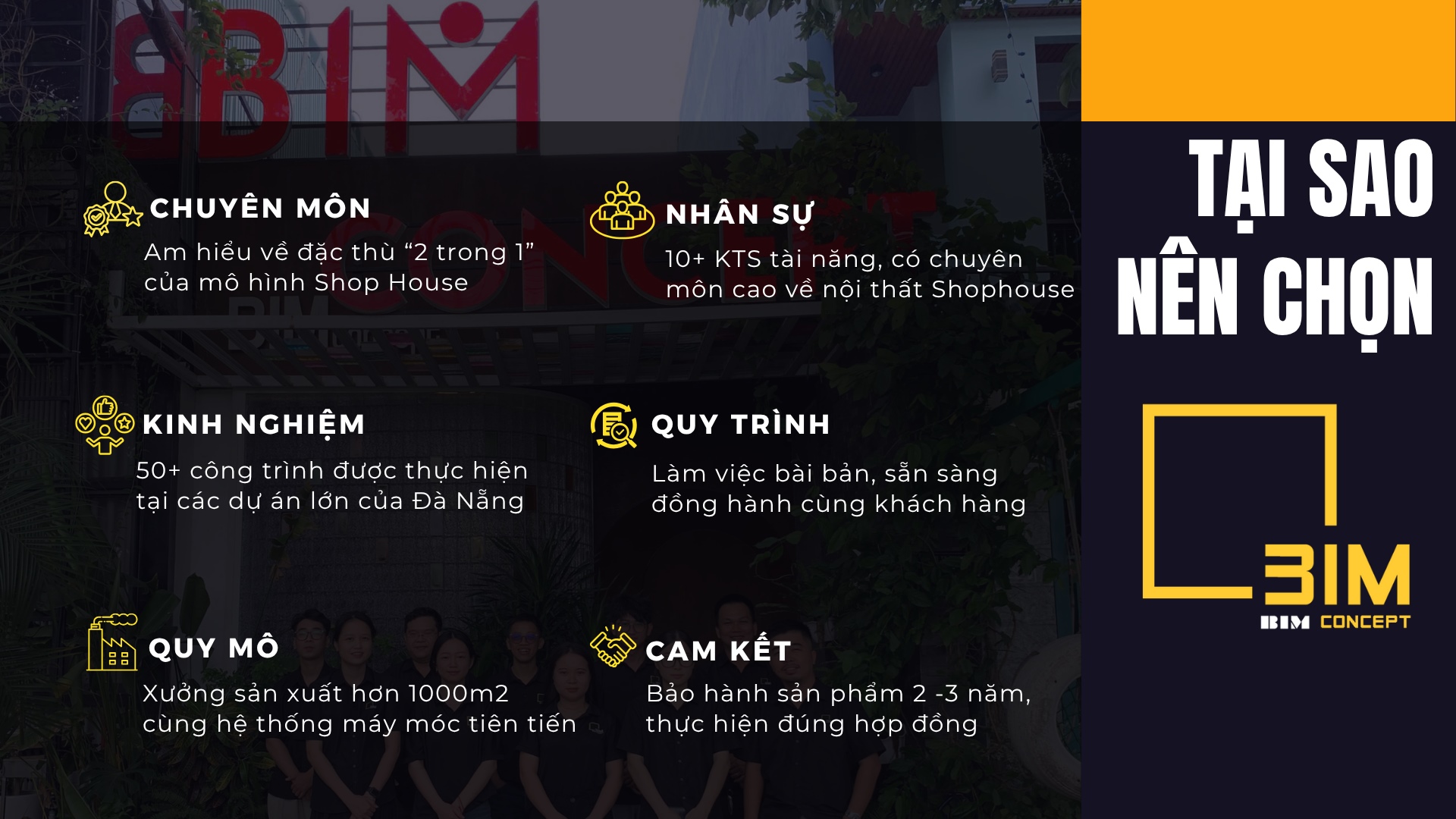Tại sao nên chọn Bim Concept làm đơn vị thiết kế nội thất Shophouse?