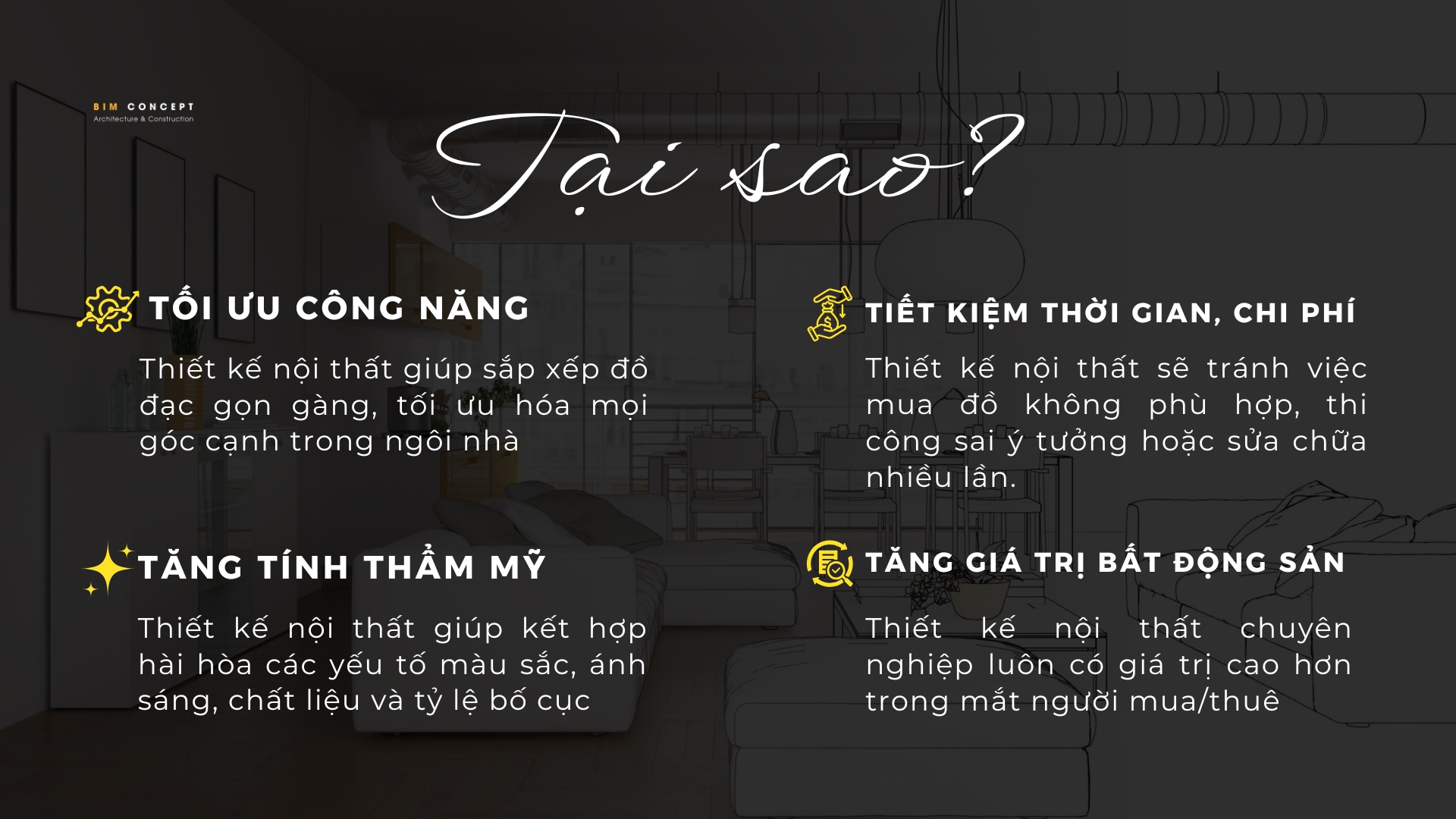 Tầm quan trọng của thiết kế nội thất?
