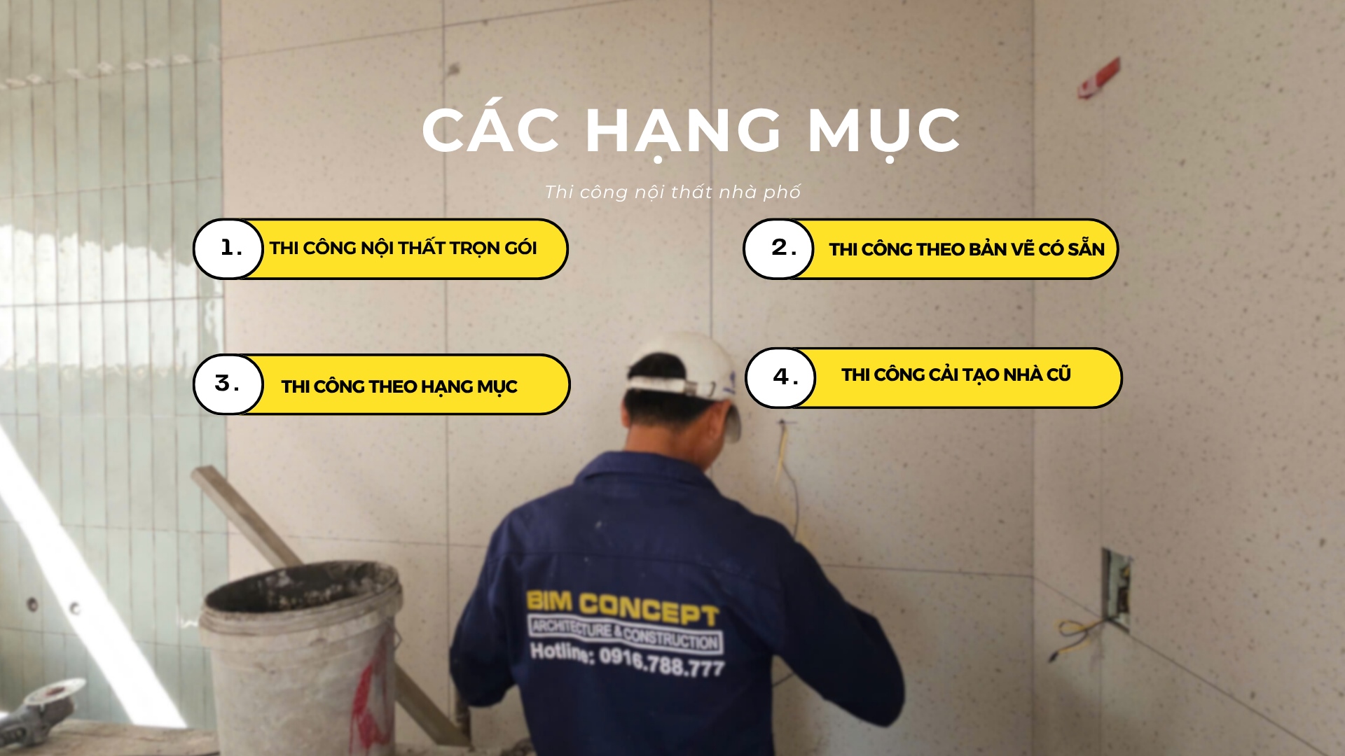 Thi công nội thất nhà phố bao gồm những dịch vụ nào?