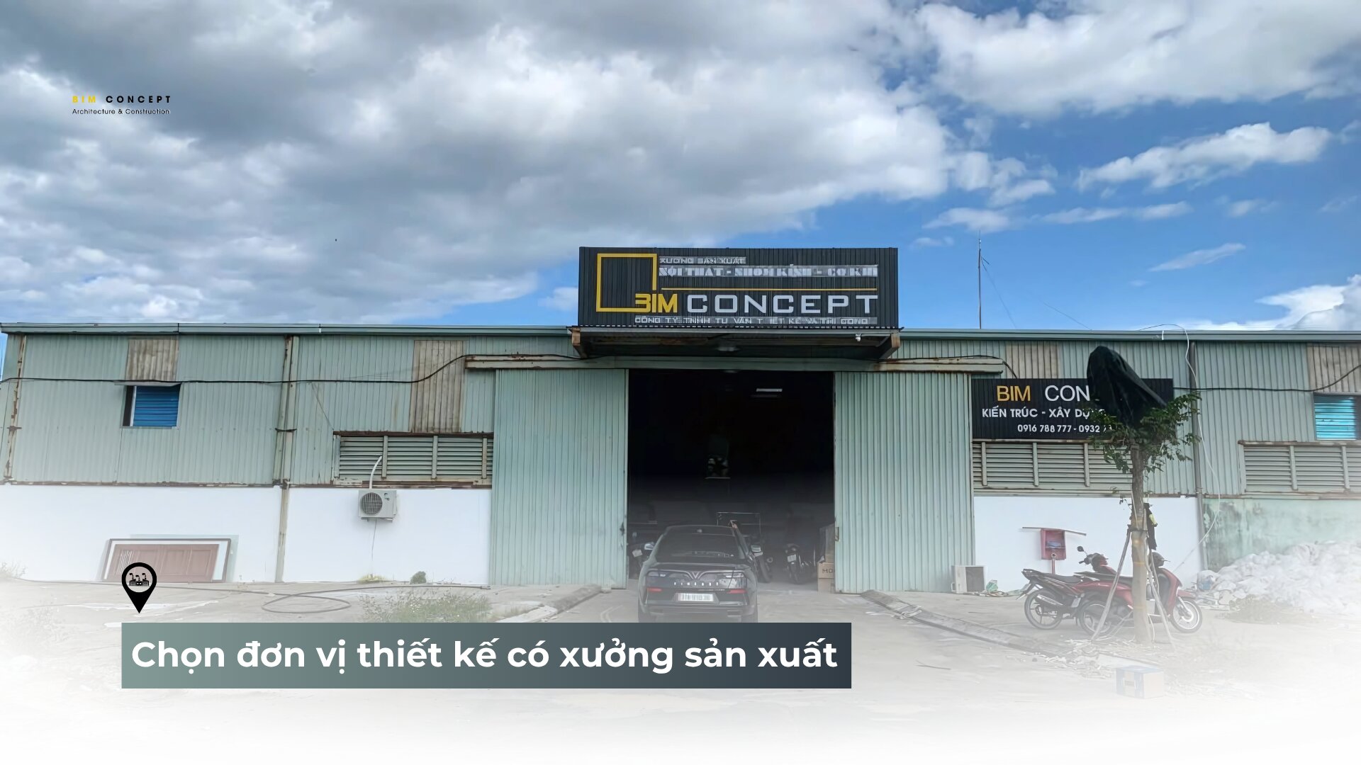 Chọn đơn vị thiết kế có xưởng sản xuất trực tiếp