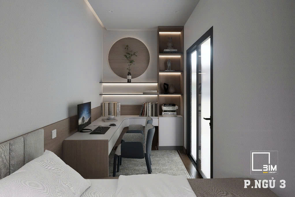 Thiết kế nội thất phòng ngủ đa năng cho không gian nhỏ