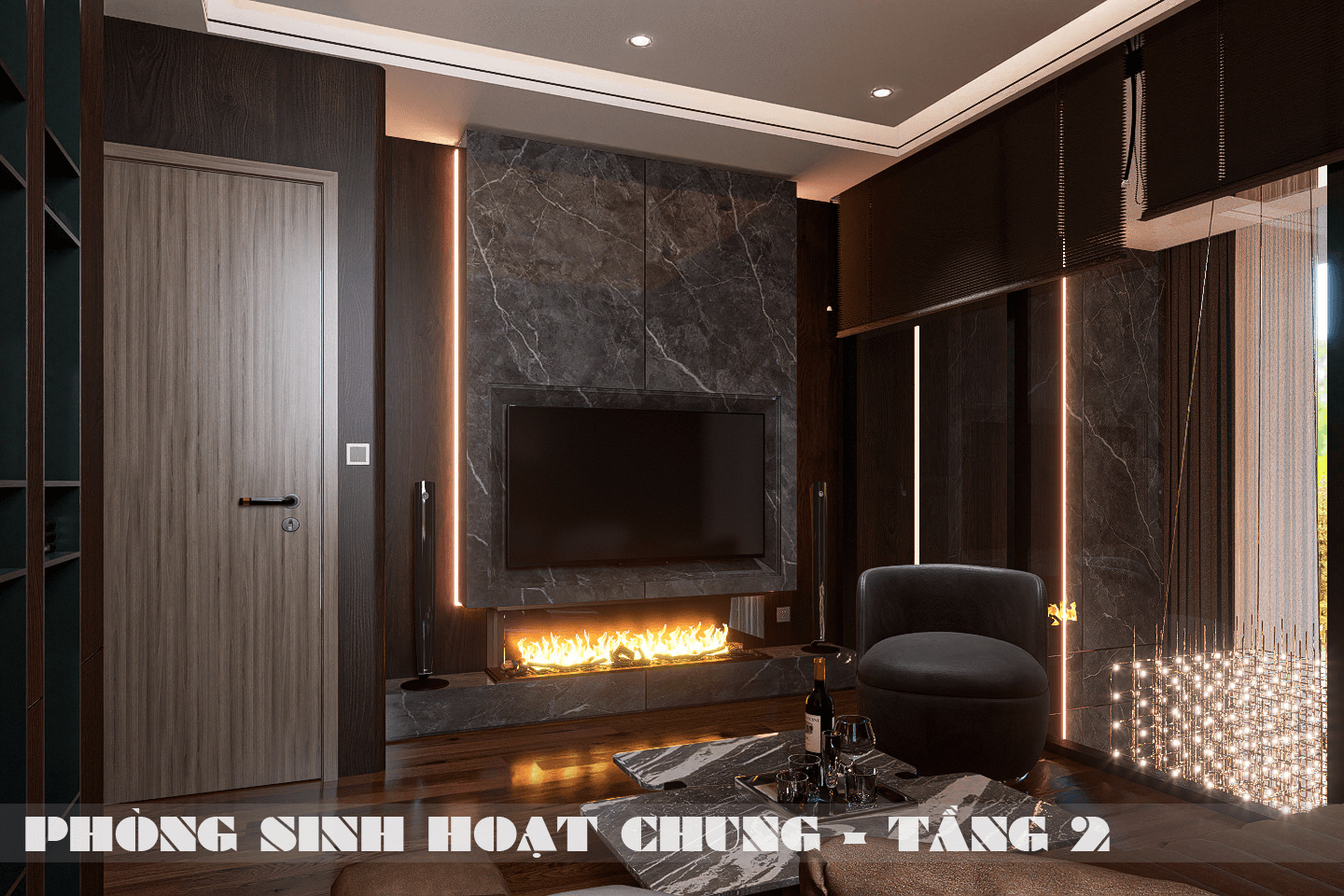 Thiết kế nội thất phòng SHC mang phong cách sang trọng