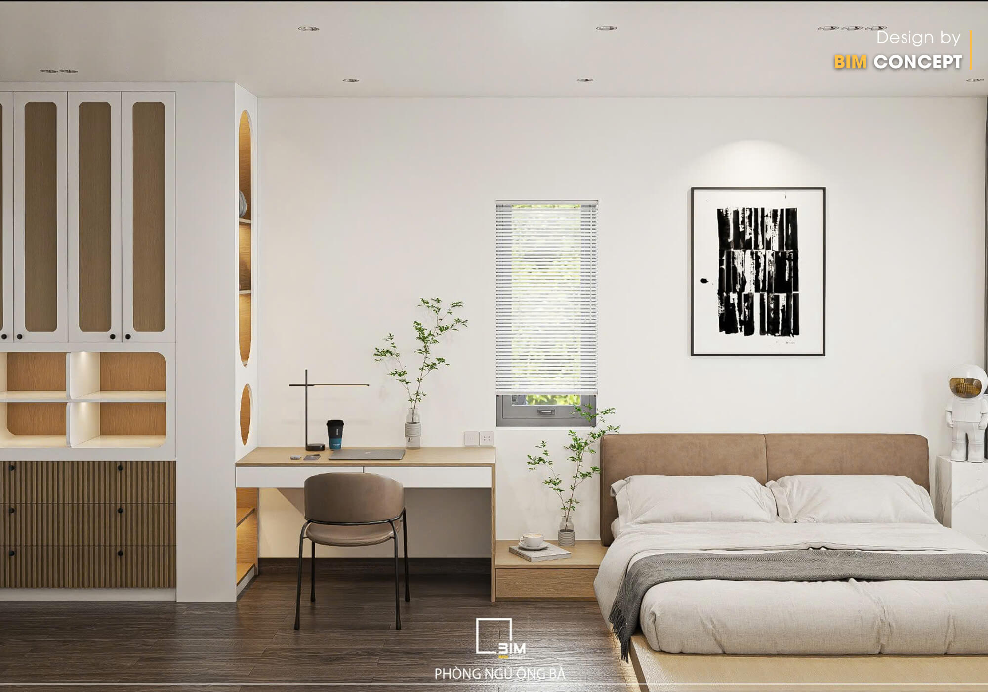 Thiết kế tối giản mang lại cảm giác rộng rãi
