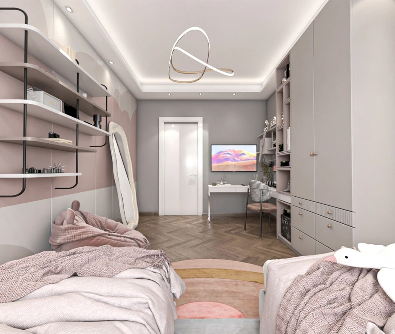 Trần thạch cao phòng ngủ nhỏ 10m2 dễ bảo trì