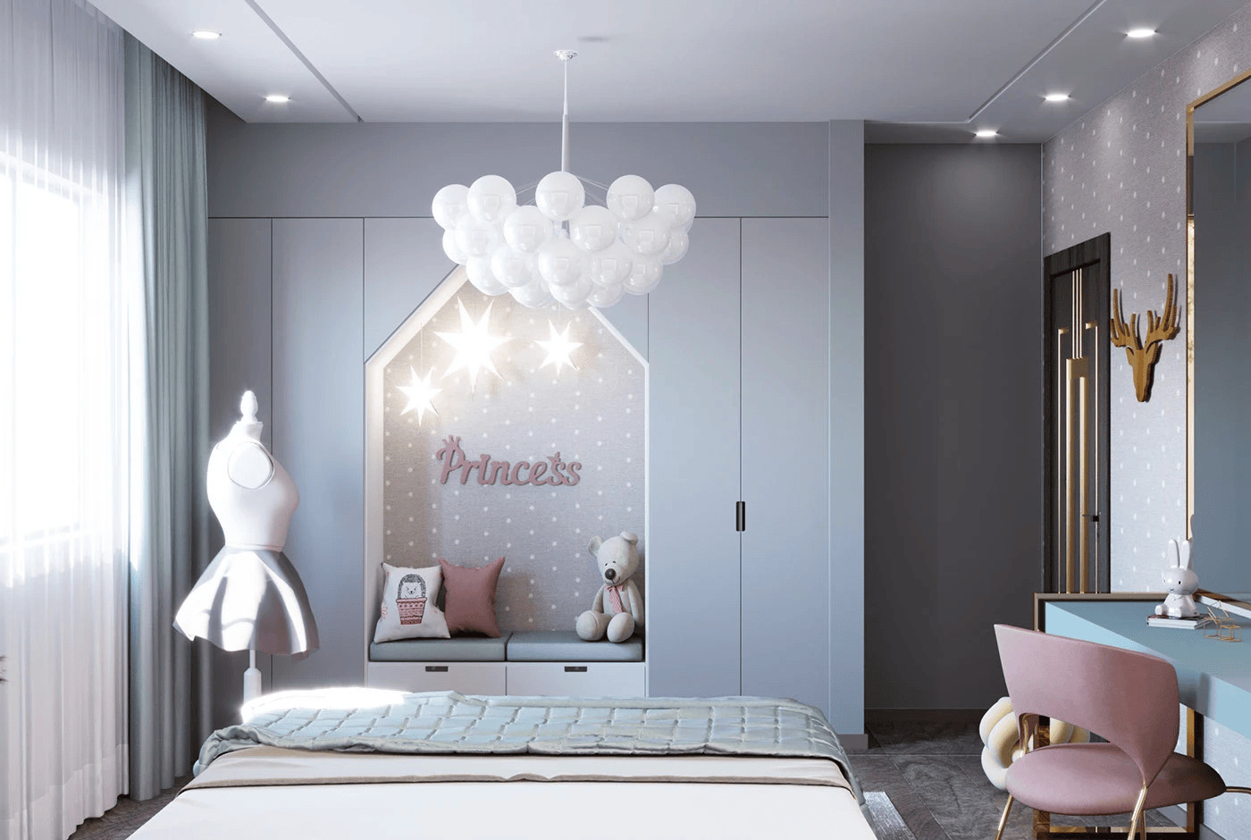 Giường tầng công chúa đẹp