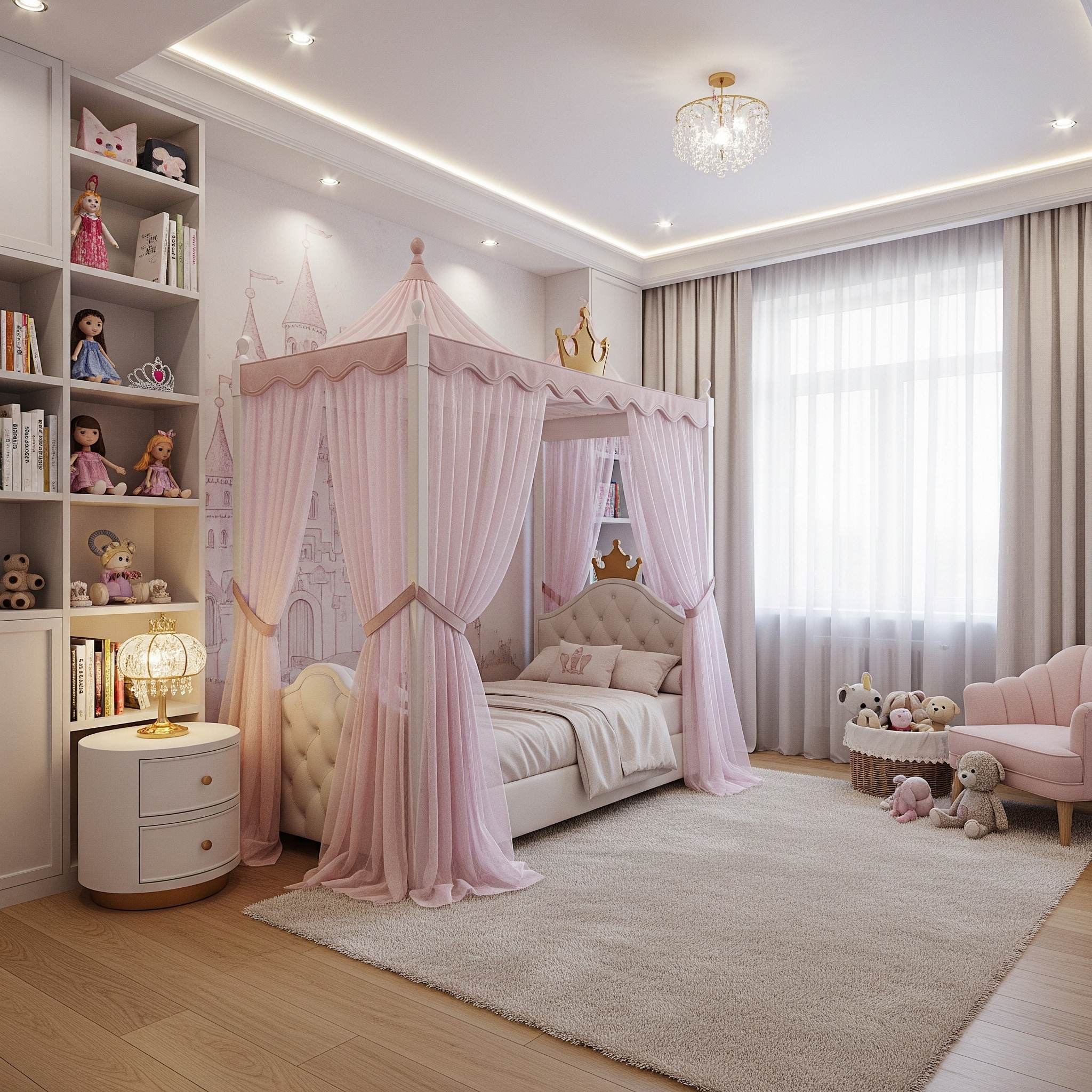Giường công chúa cổ điển
