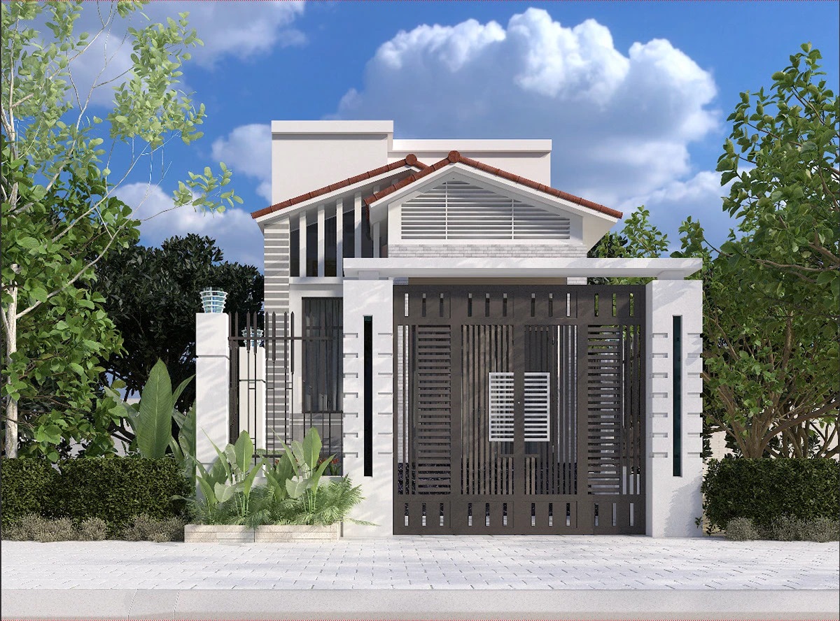 Mặt tiền nhà cấp 4 rộng 70m2 mái Thái