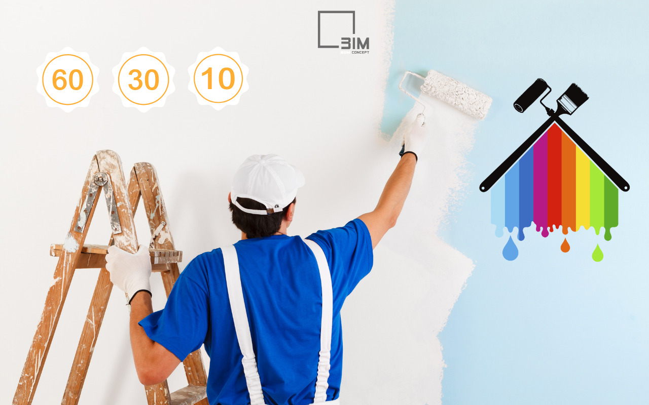 Nguyên tắc phối màu sơn nhà đẹp