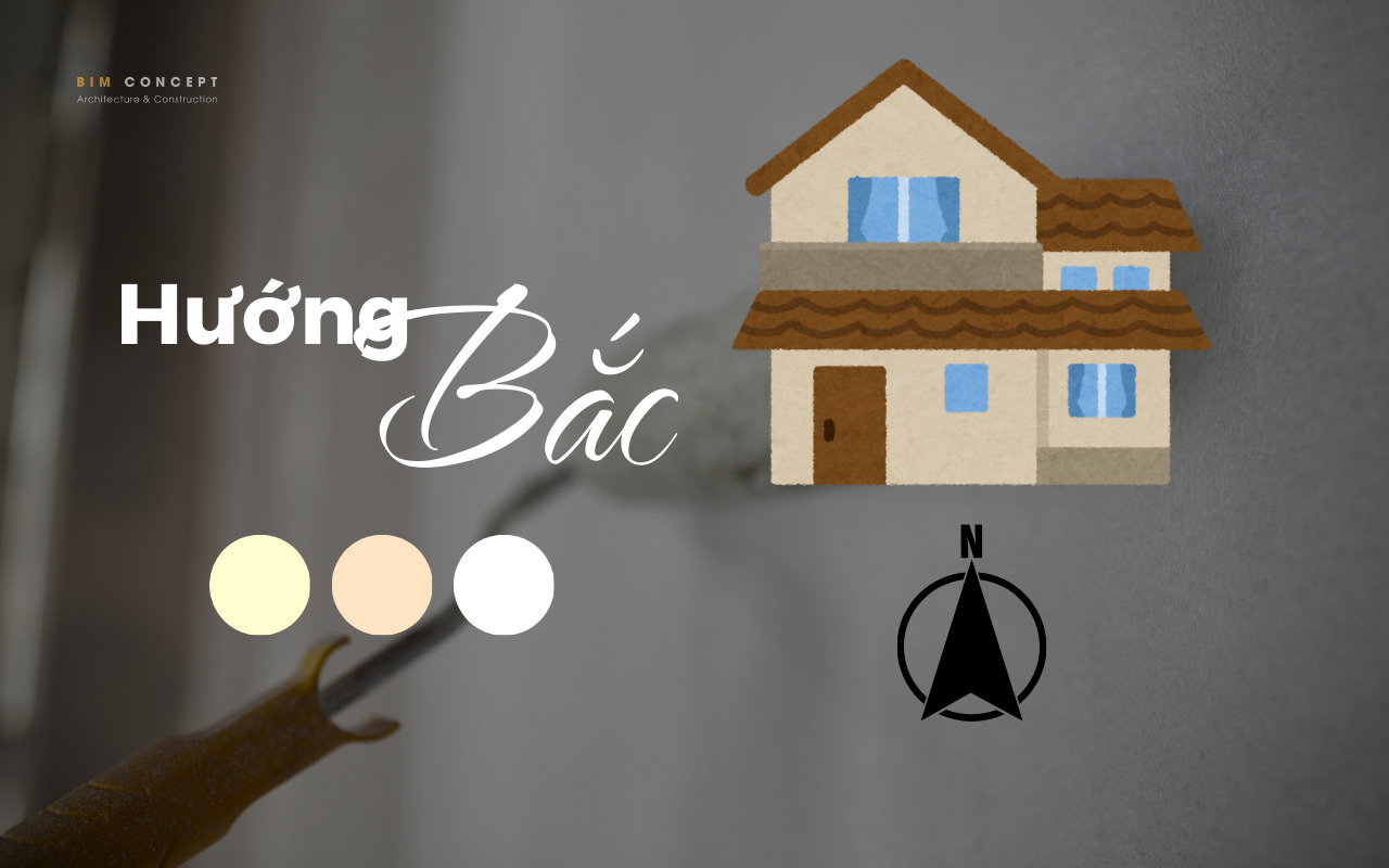 Gợi ý màu sơn nhà đẹp cho hướng Bắc