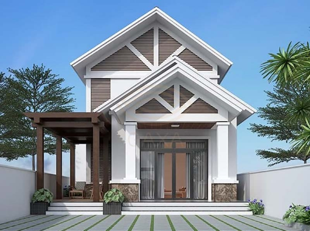 Mẫu nhà thiết kế phong cách truyền thống, gần gũi