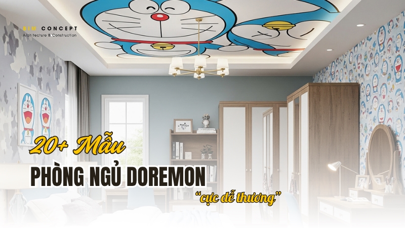 Phòng ngủ Doremon đẹp