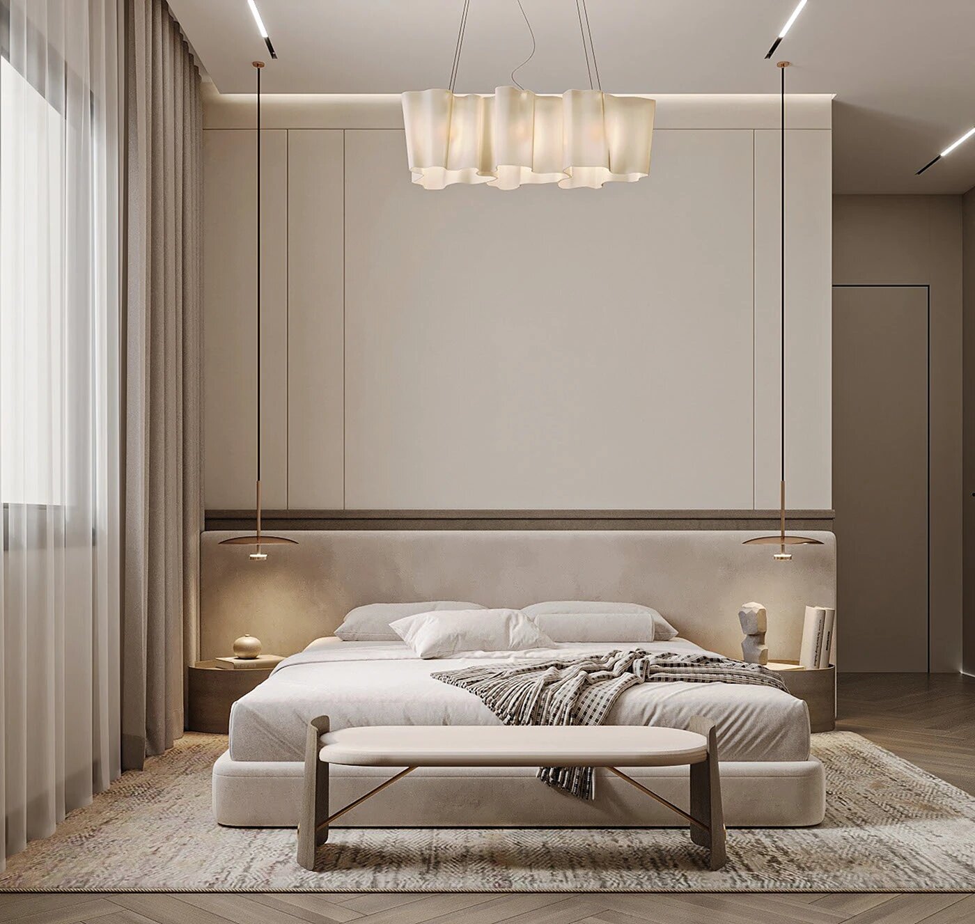 Phòng ngủ hiện đại, sang trọng với nội thất tinh tế