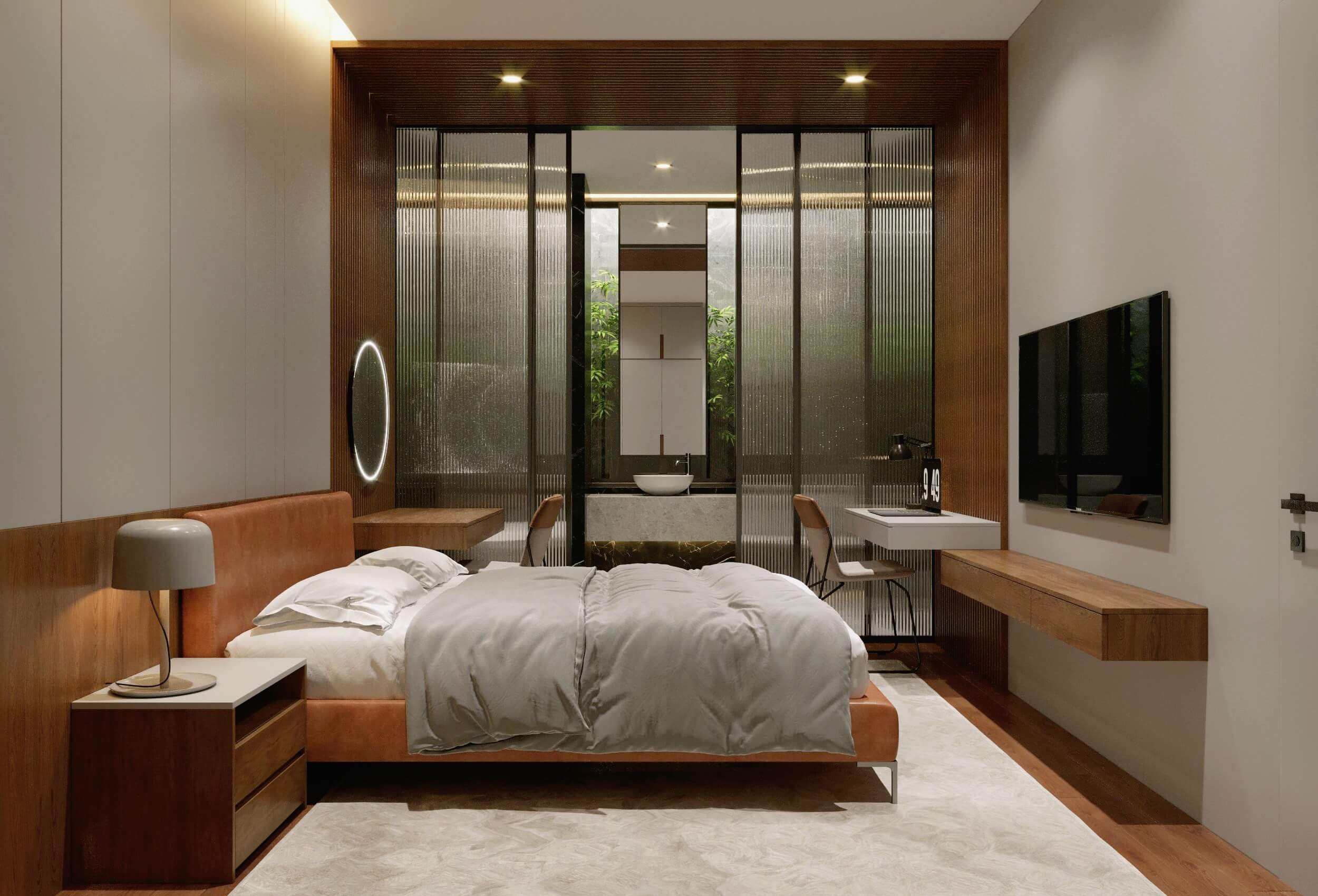 Phòng ngủ 15m2 cho nữ tinh tế và ấm cúng