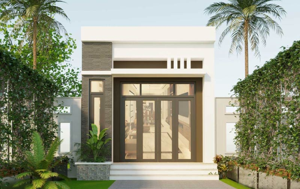 Thiết kế nhà cấp 4 đơn giản, tiện nghi