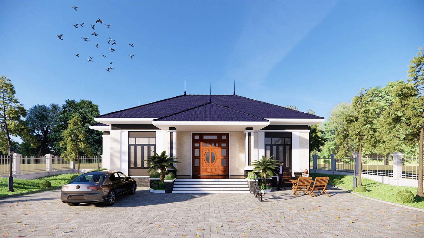 Ưu điểm nổi bật của nhà cấp 4 mái Nhật