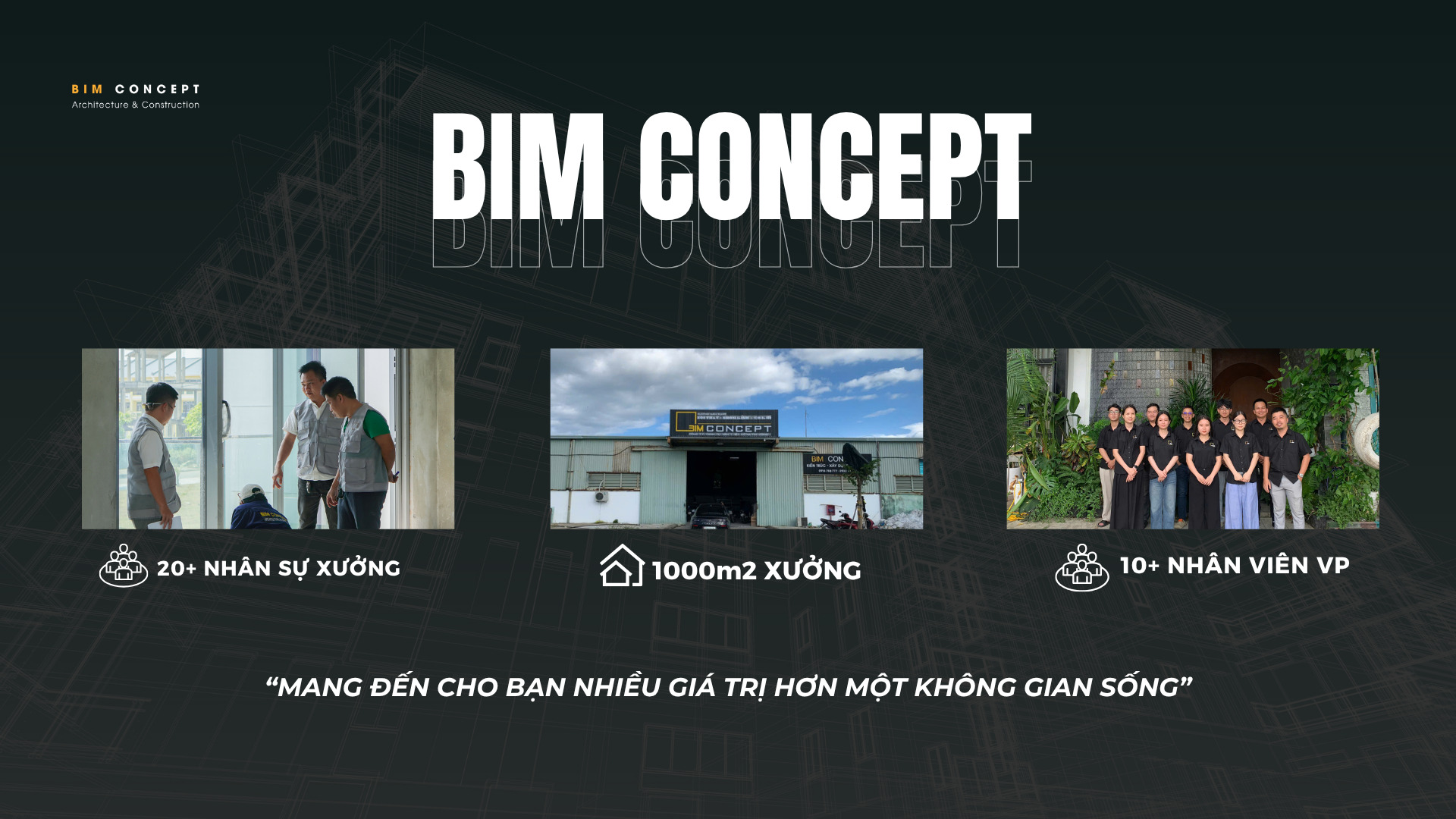 Lý do bạn nên chọn Bim Concept để xây nhà trọn gói