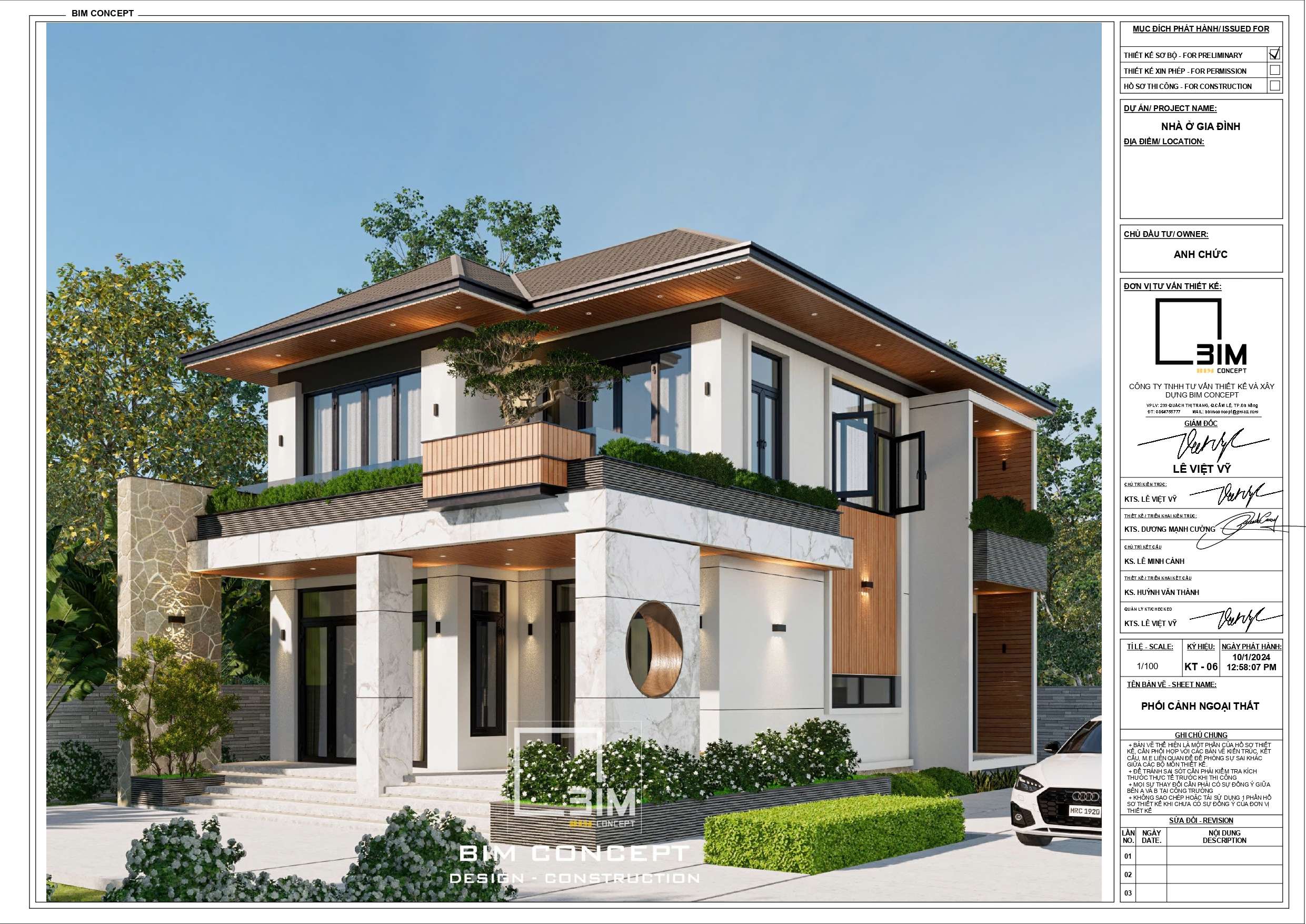 Chi phí thiết kế, thi công mặt tiền nhà phố