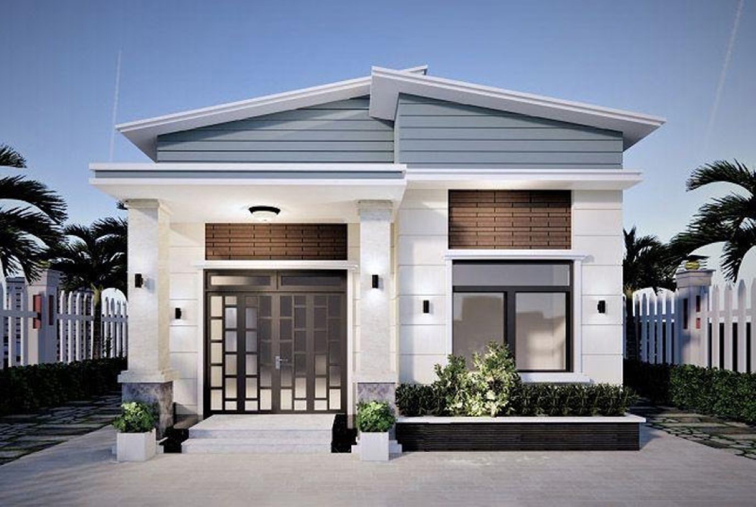 Nhà cấp 4 mái lệch hiện đại được ưa chuộng hiện nay