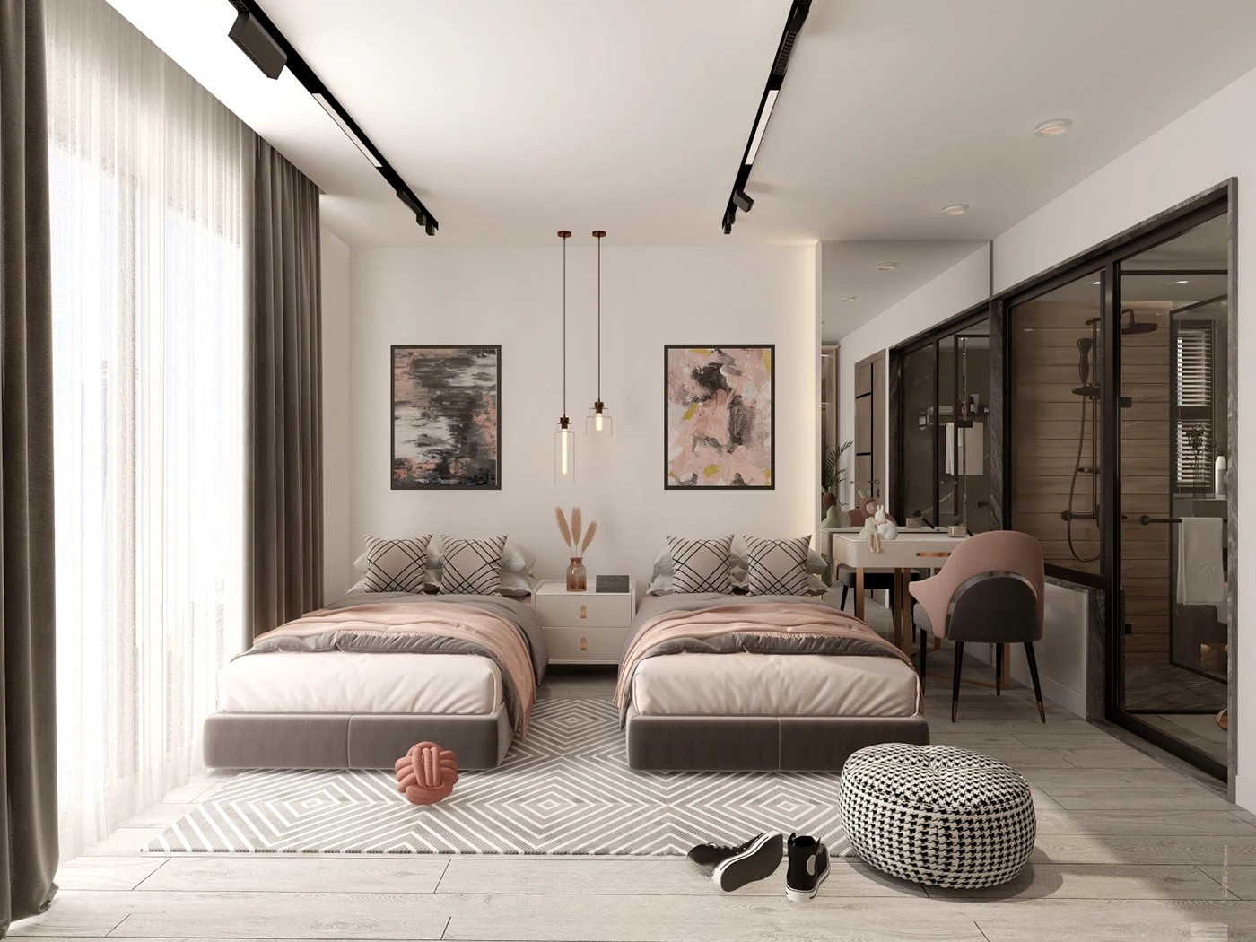 Mẫu phòng ngủ 16m2 tối ưu cho chung cư