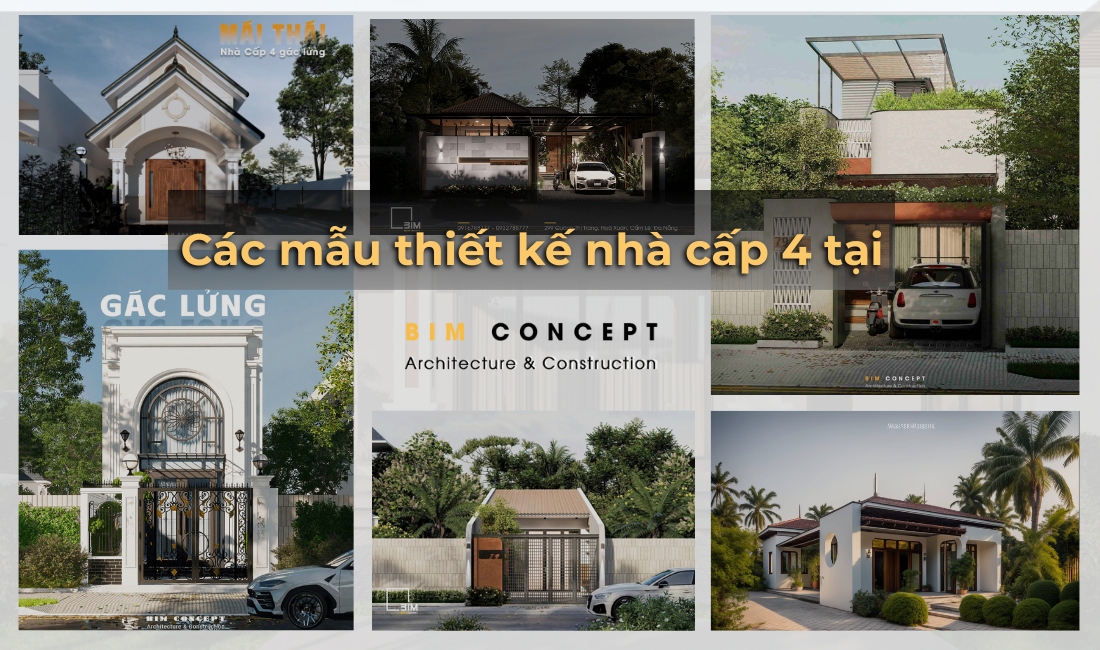 Tham khảo các mẫu thiết kế nhà cấp 4 thực tế