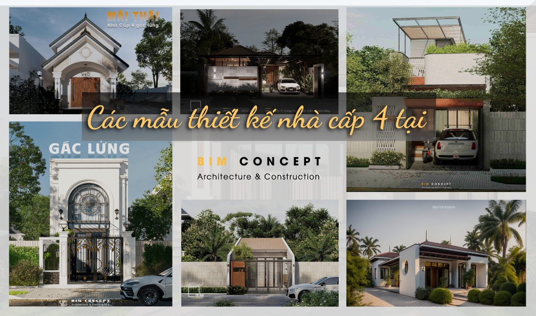 Tham khảo các mẫu thiết kế nhà cấp 4 thực tế