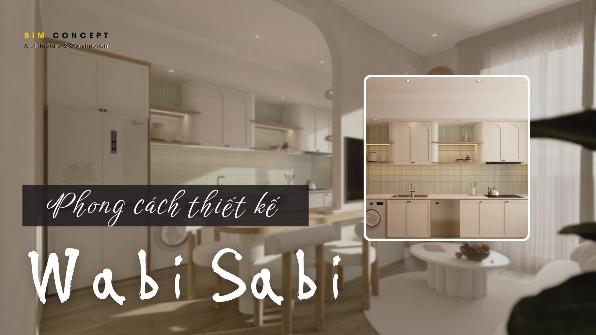 Phong cách thiết kế nội thất chung cư Wabi Sabi