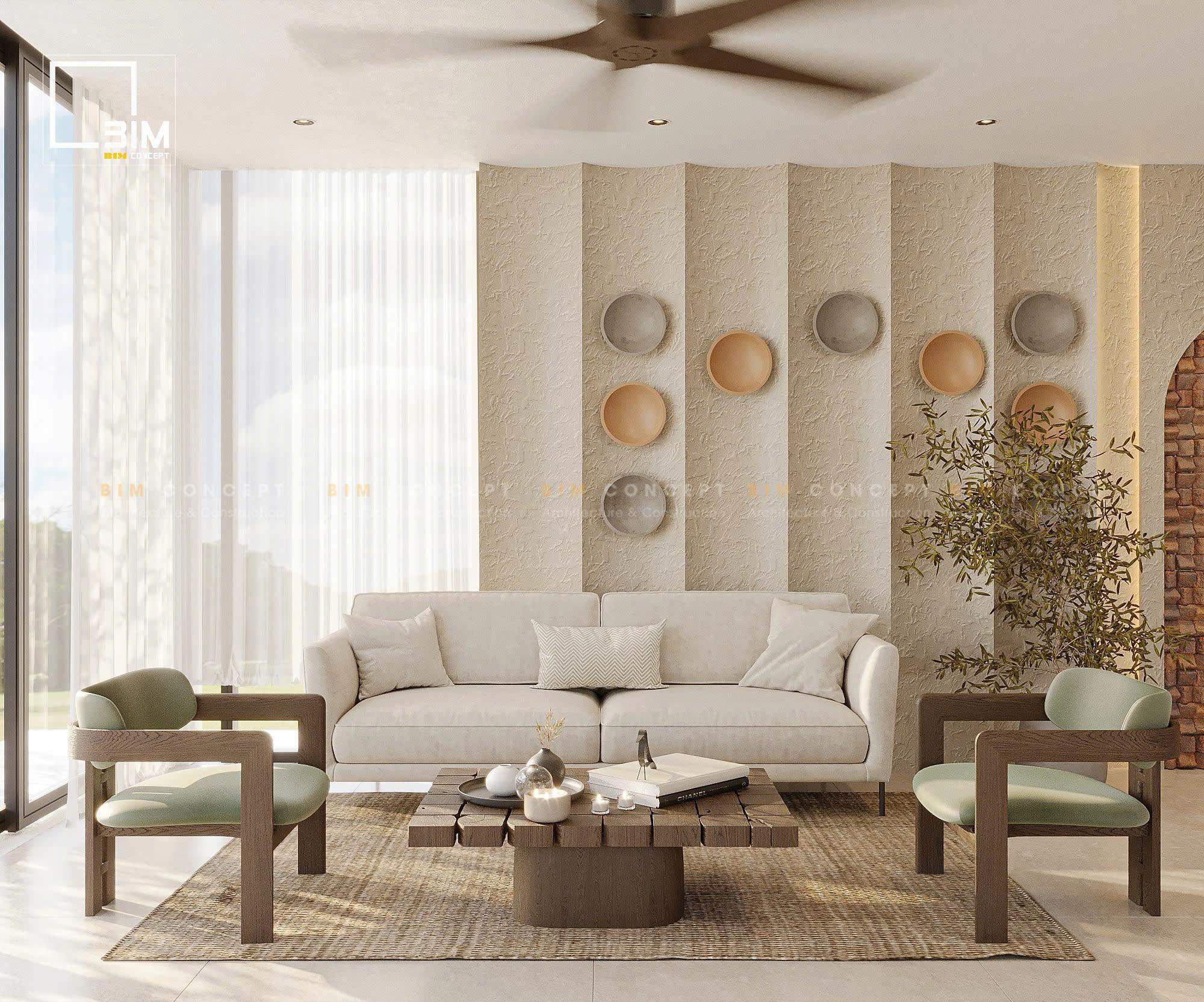 Sự kết hợp hài hòa giữa ánh sáng và vật liệu trong nội thất biệt thự Regal Victoria