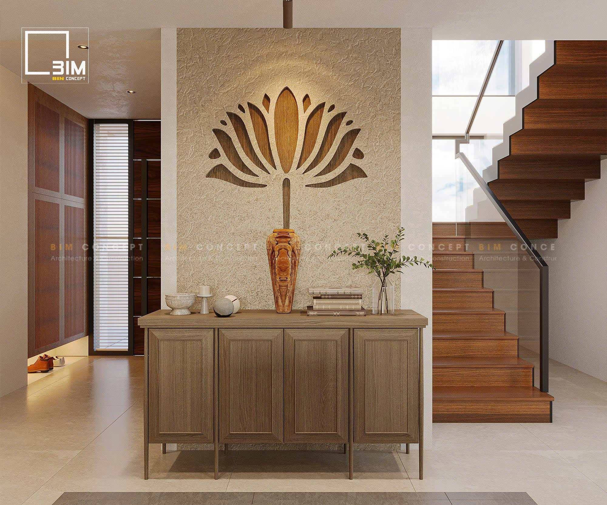 Thiết kế nội thất biệt thự liền kề với không gian ấm áp và sang trọng đặc trưng