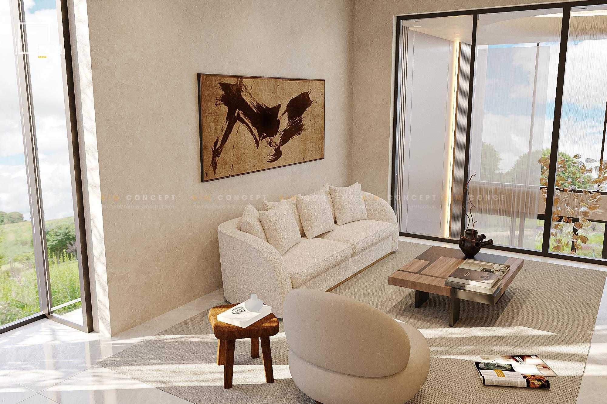 Ánh sáng tự nhiên và tầm nhìn ra ban công xanh mát