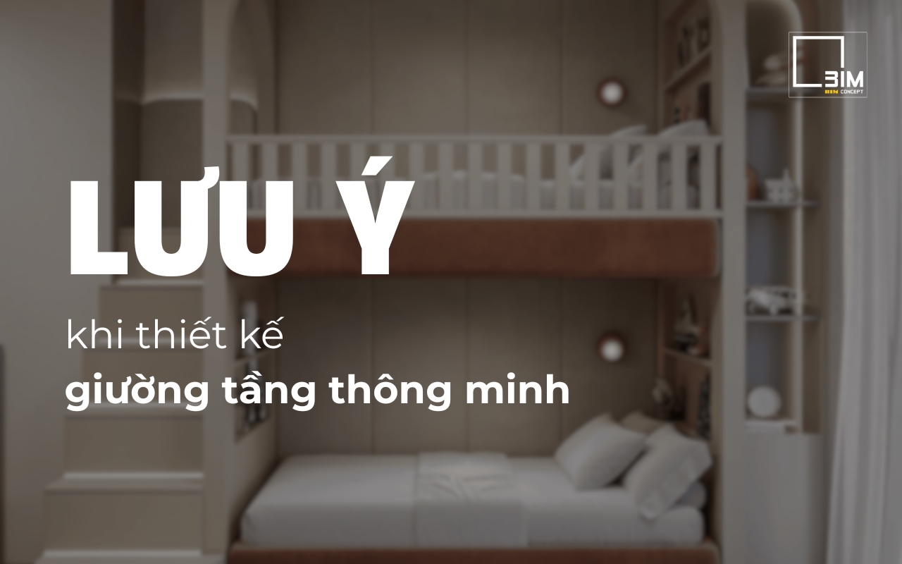 Các lưu ý khi thiết kế giường tầng thông minh