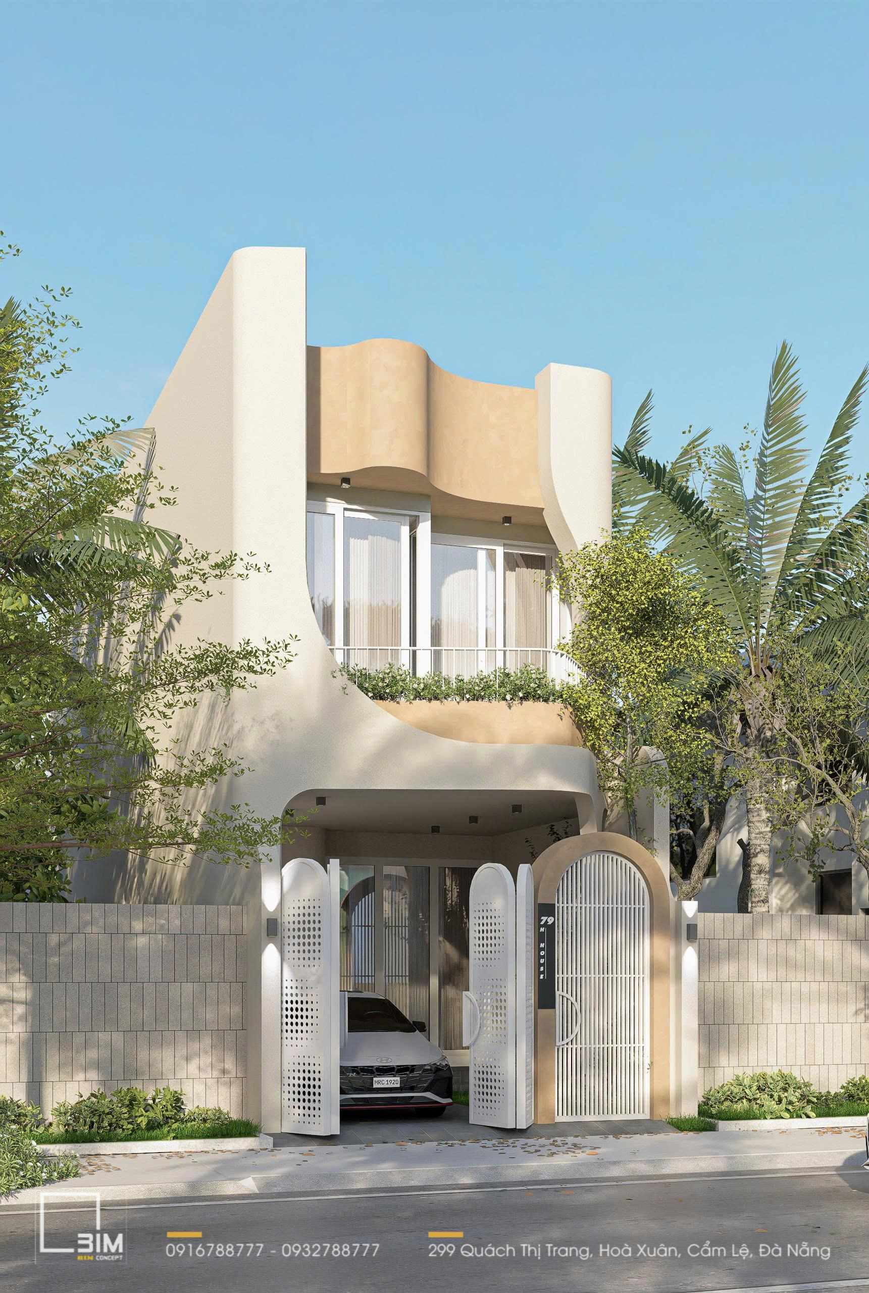 Mặt tiền nhà phố hiện đại