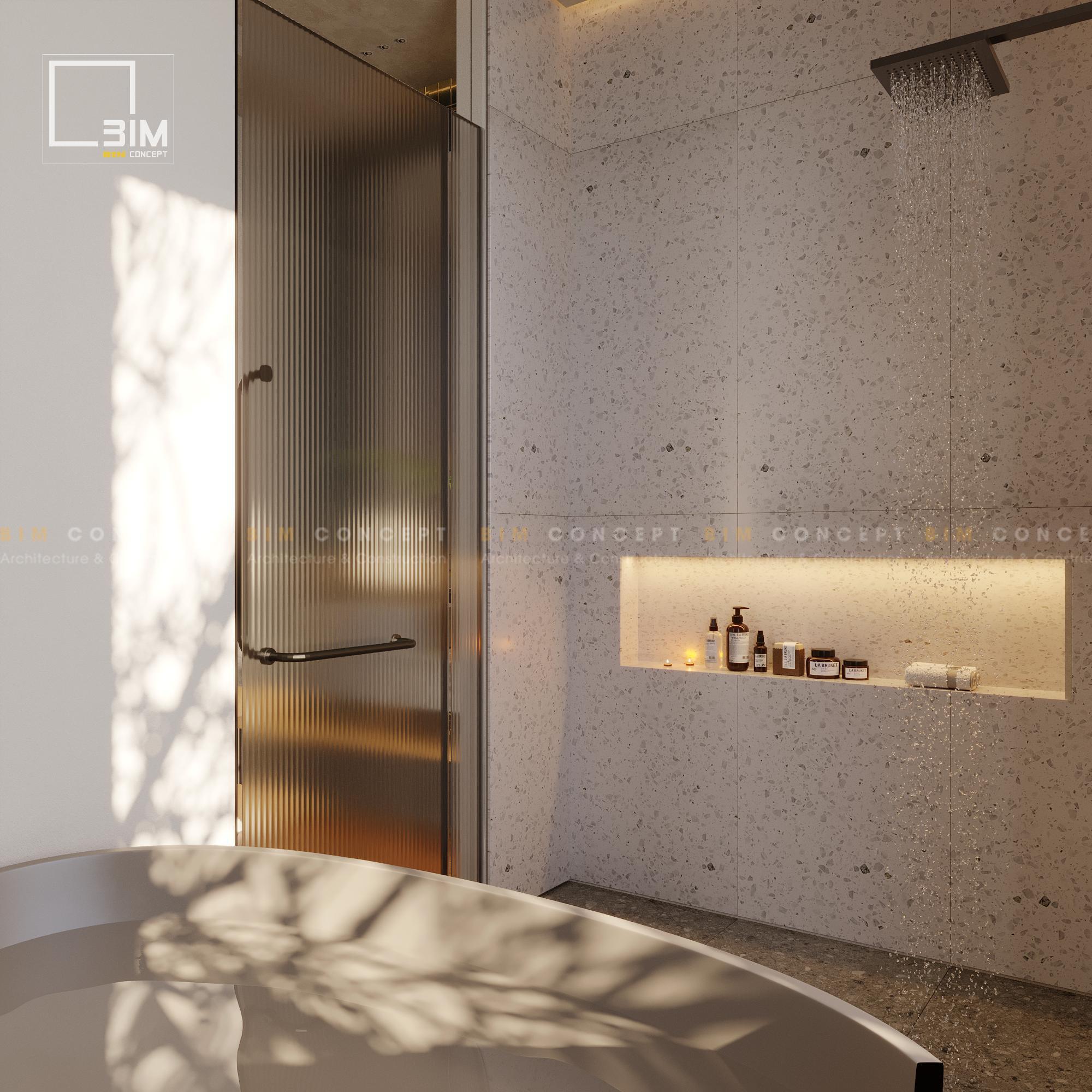 Sử dụng nội thất chất liệu cao cho phòng tắm, phòng vệ sinh