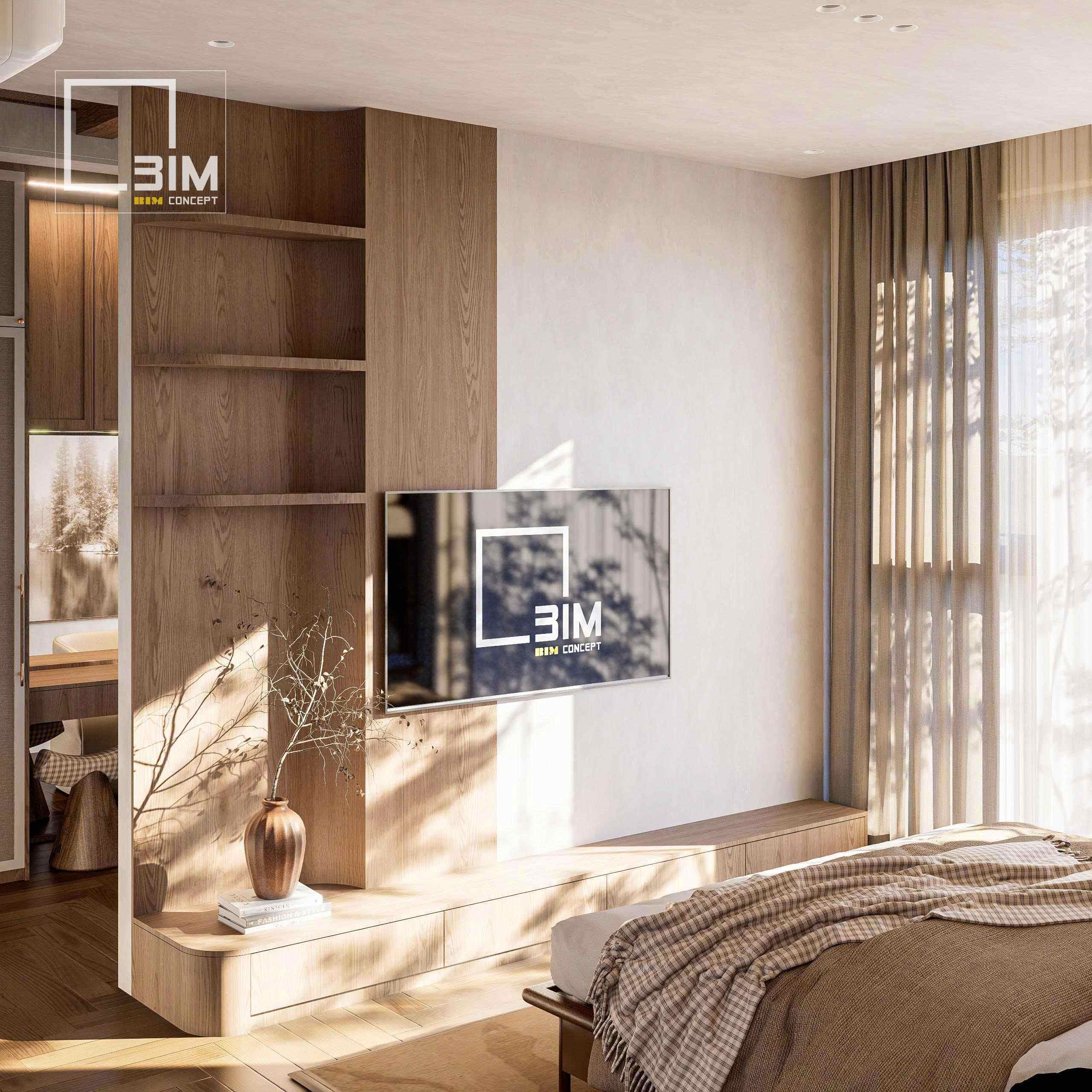 Sử dụng nội thất hiện đại, thông minh cho phòng ngủ