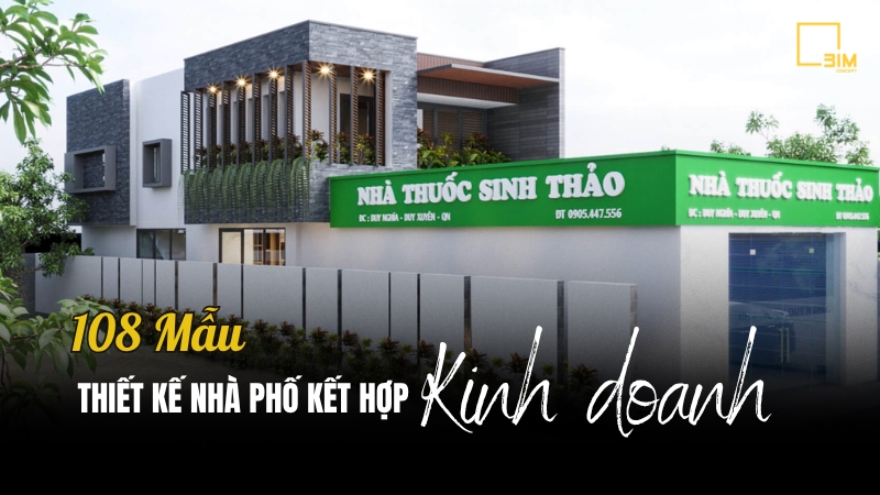 Thiết kế nhà phố kết hợp kinh doanh