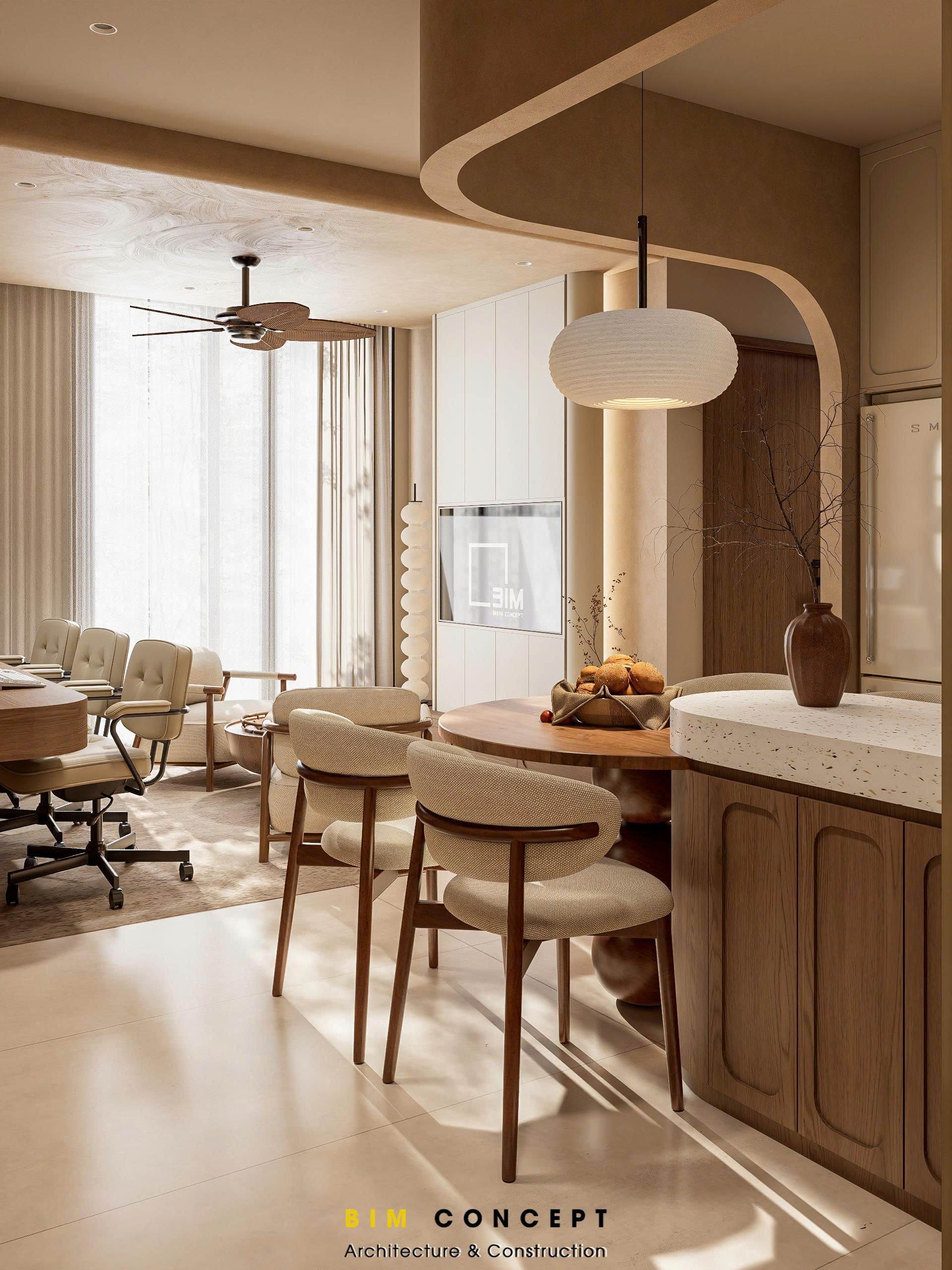 Thiết kế nội thất căn hộ tối ưu công năng và ánh sáng tự nhiên