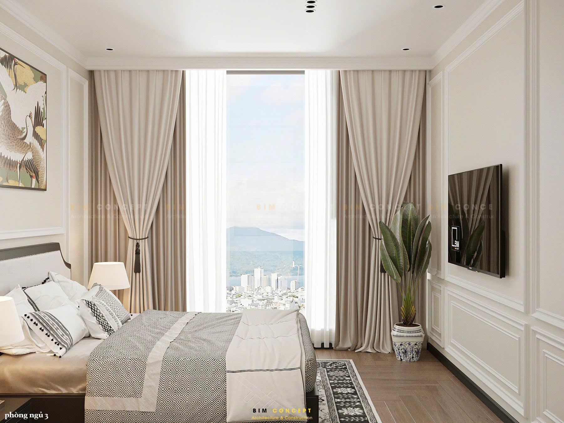 Tối ưu ánh sáng tự nhiên cho phòng ngủ master