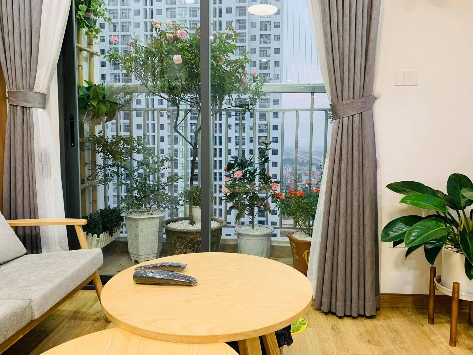 Logia vườn xanh là lựa chọn lý tưởng cho gia chủ yêu thiên nhiên nhưng sống trong căn hộ