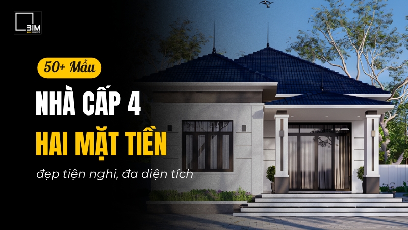 Nhà cấp 4 hai mặt tiền đẹp
